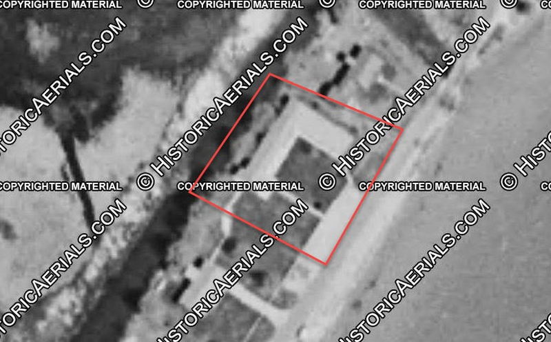 Lake Shore Motel - 1958 Aerial (newer photo)